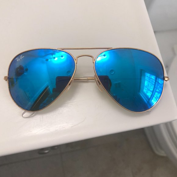 Ray Ban Aviator Blue Flash sunglasses - Picture 2 of 2
